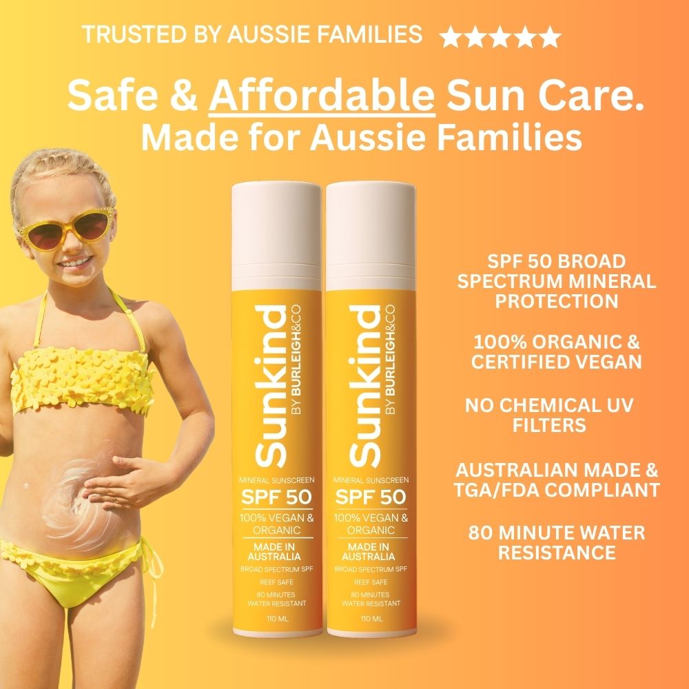 Sunkind SPF 50 Mineral Sunscreen – Exclusive Offer $37
